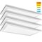 Luxrite 1x2 FT LED Panel Flush Mount Lights 5 CCT Selectable 2700K-5000K 22W 2100LM Dimmable UL 4-Pack LR24027-4PK - alternate 1